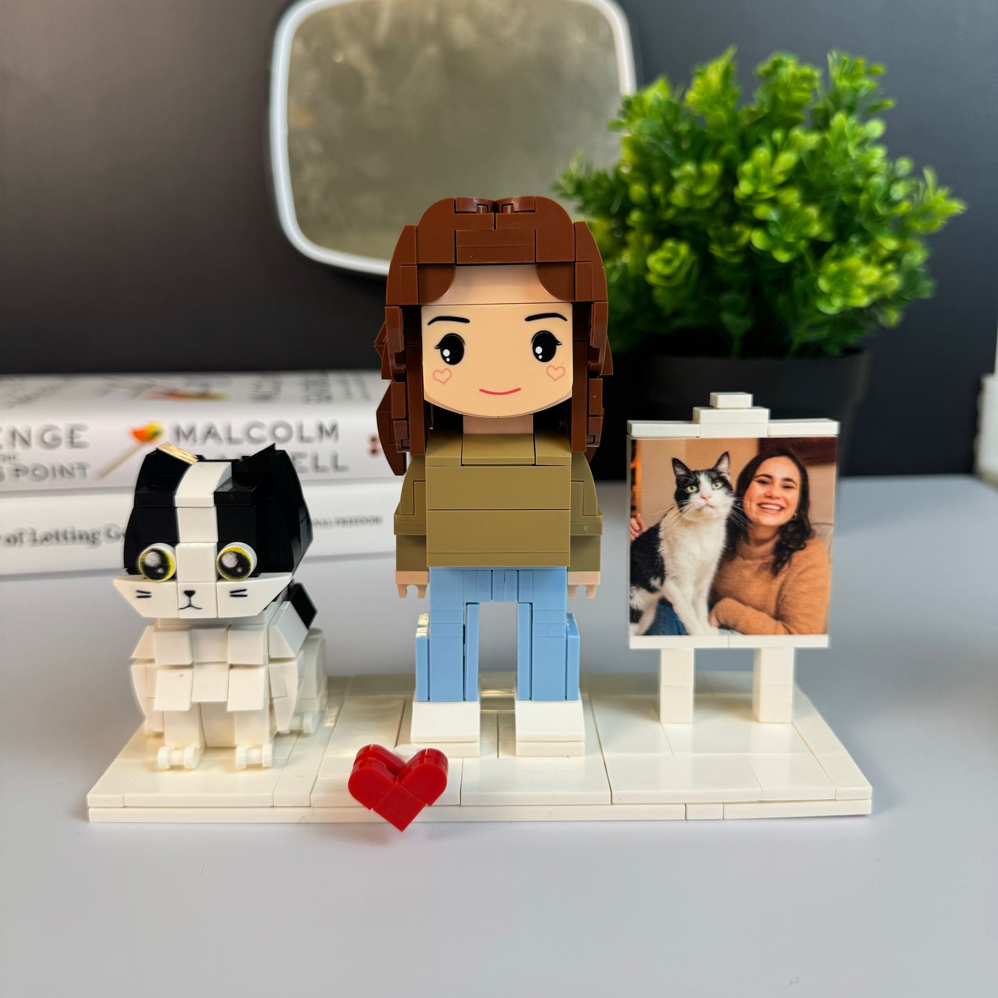 BrickPet and Person